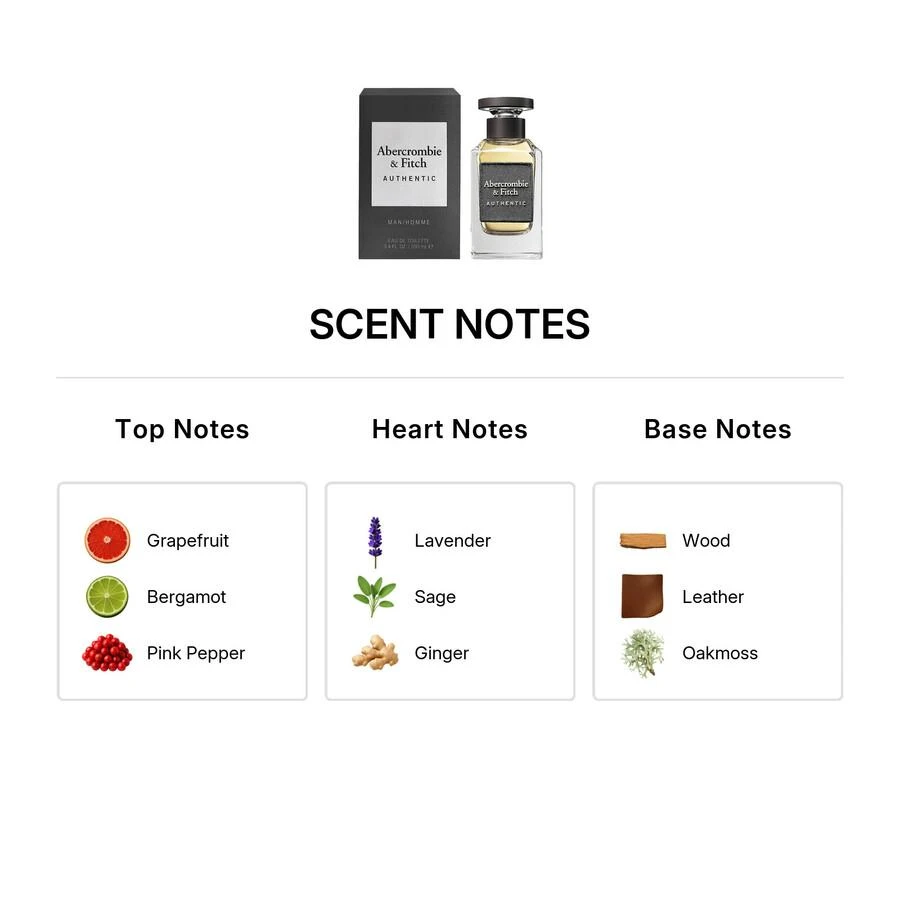 Abercrombie 
Fitch Abercrombie and Fitch Authentic Mens EDT 3