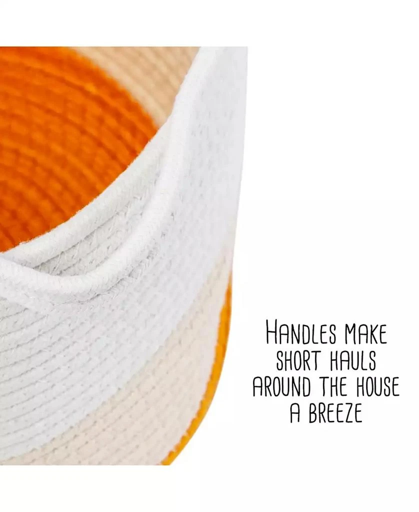 Honey Can Do Nesting Cotton Rope Storage Baskets, Set of 2 12