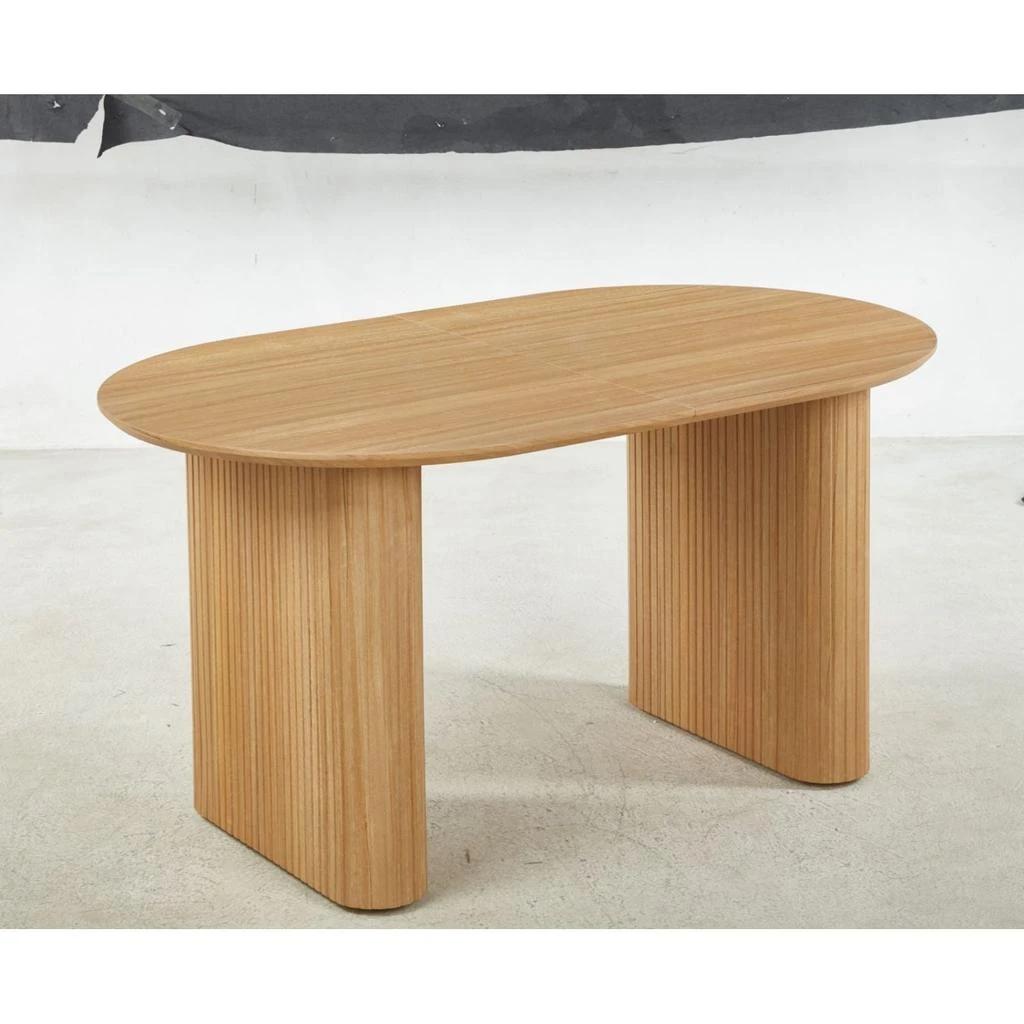 Streamdale Furniture Streamdale MDF Pedestal Dining Table - Modern Style, Easy Assembly 6