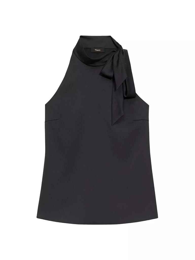 Theory Side-Tie Halter Top 1