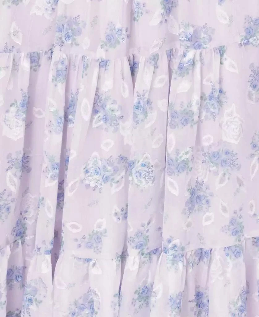Rare Editions Big Girls Floral Burnout Maxi Dress 7