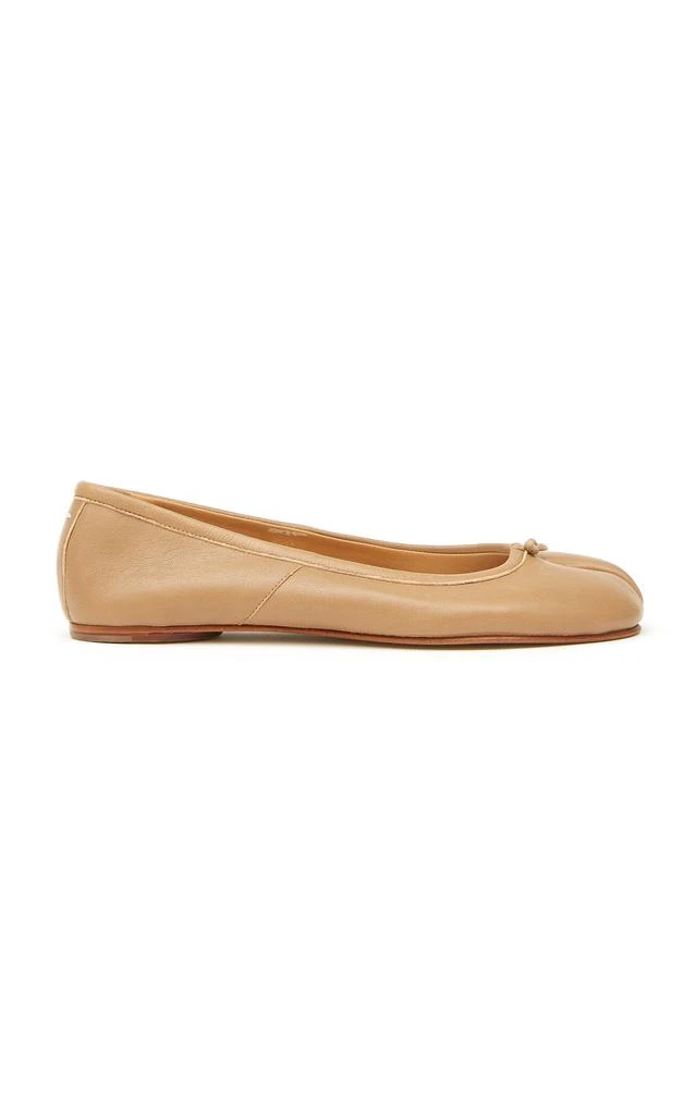 MAISON MARGIELA Maison Margiela Tabi Leather Ballet Flats - Moda Operandi