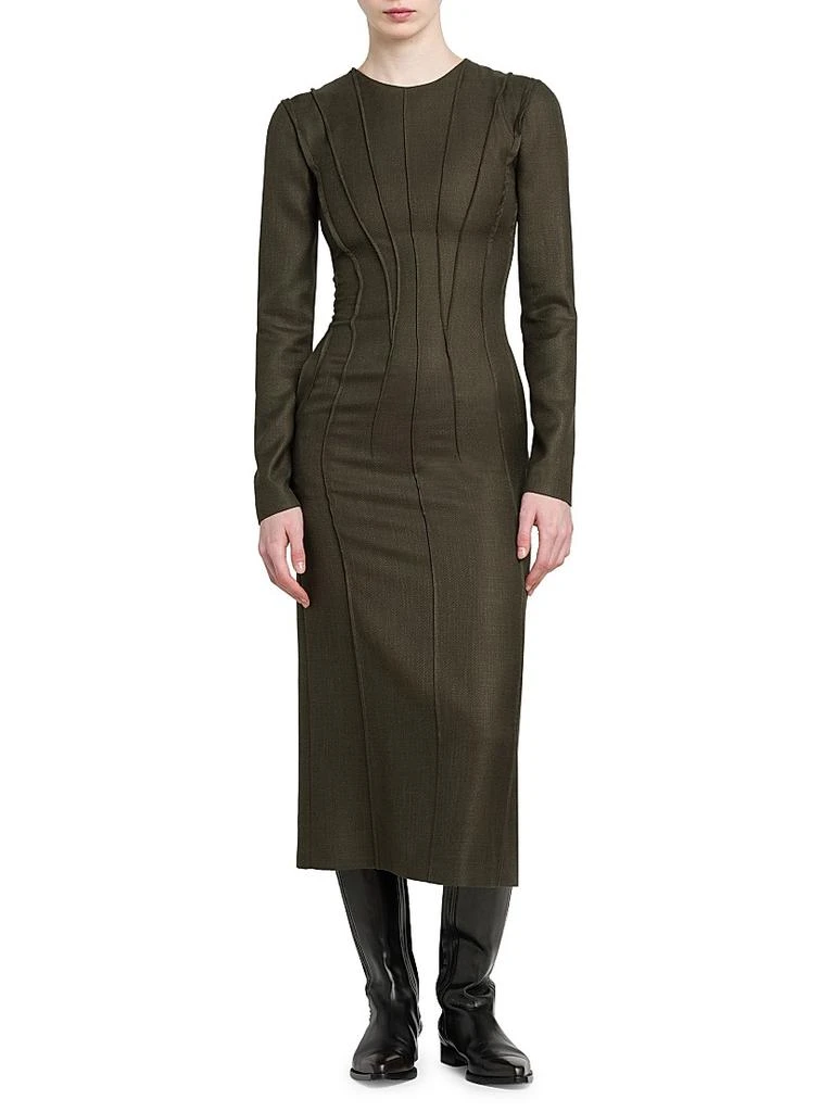 Alberta Ferretti Darted Viscose Dress 3