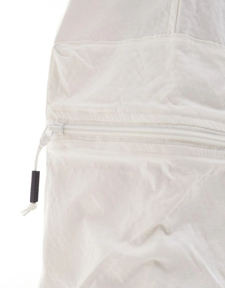 RAINS Rains Tomar stretch ripstop utility trousers in powder white 3