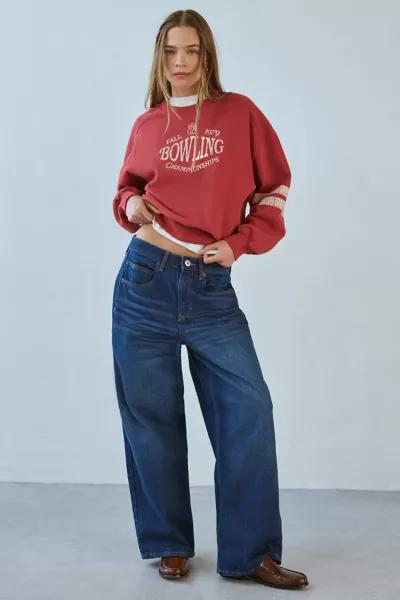 BDG BDG Tasha Bowling Graphic Crew Neck Pullover