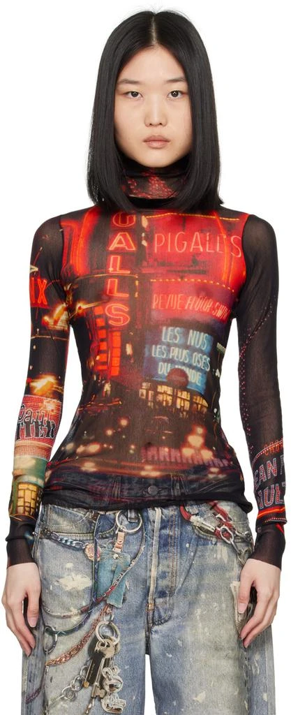 Jean Paul Gaultier Red 'The Pigalle' Turtleneck 1
