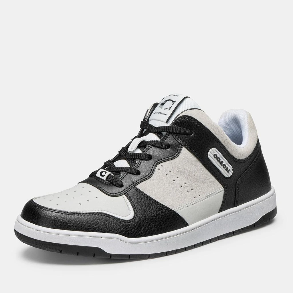 Coach Coach Men's C201 Basket Leather and Suede Trainers 1