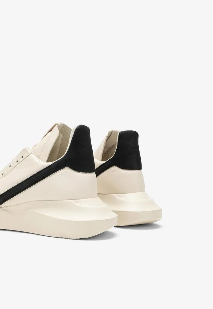 Rick Owens Geth Geo Leather Low-Top Sneakers 5