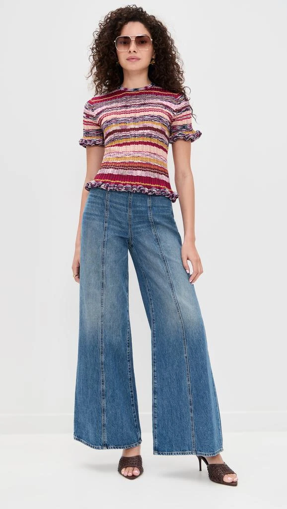 Ulla Johnson The Bianca Wide Leg Jeans 8