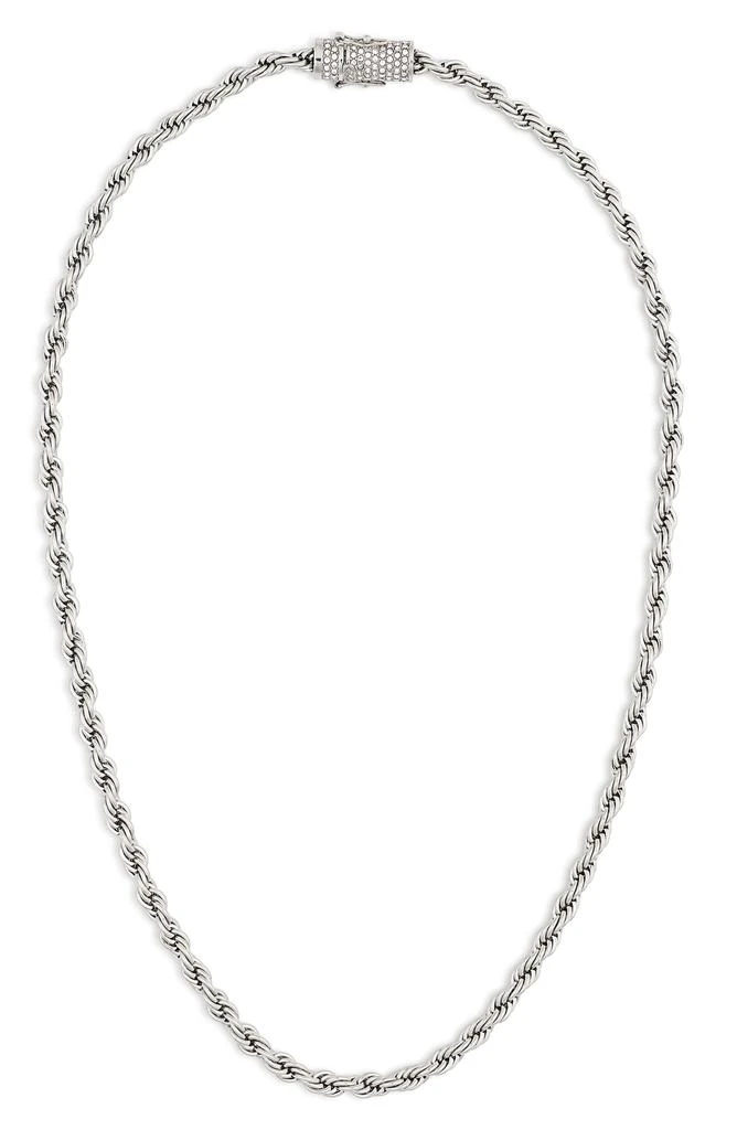 American Exchange Crystal Pavé Twist Rope Necklace 1