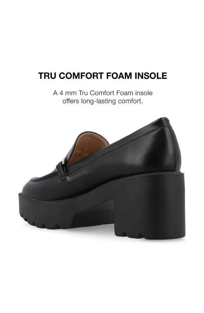 Journee Collection Kezziah Platform Loafer Pump 8