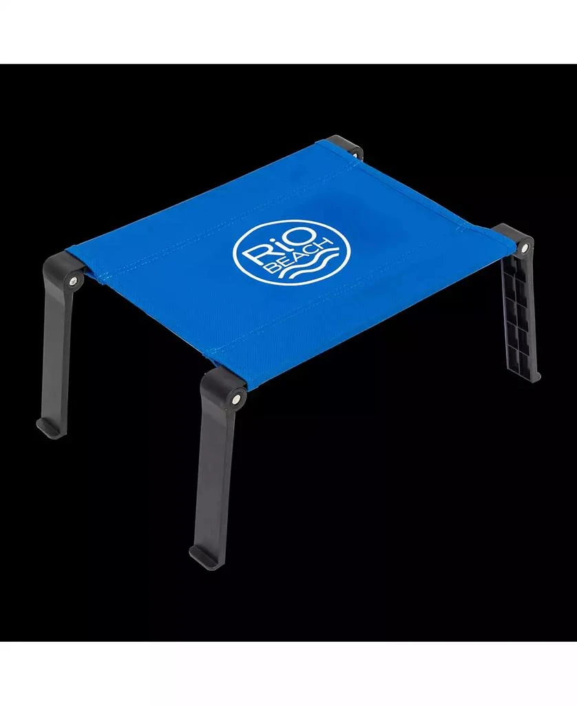 Rio Beach 1 x 1 x 1 ft Blue Ultra Compact Fabric Folding Table