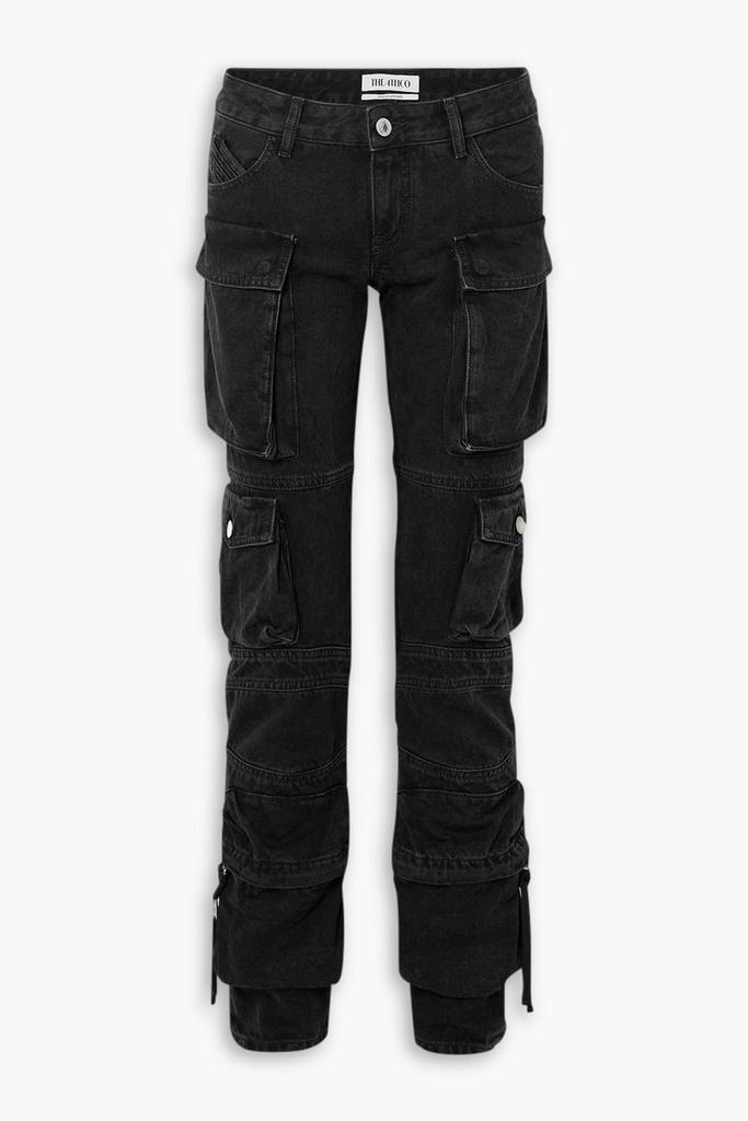 The Attico Essie low-rise straight-leg cargo jeans