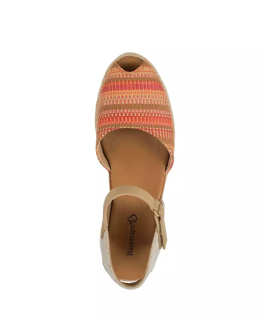 Baretraps Women's Acadia Peep Toe Wedge Sandals 4