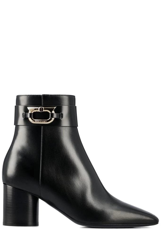 Salvatore Ferragamo Ferragamo Pointed Toe Buckle Boots 1