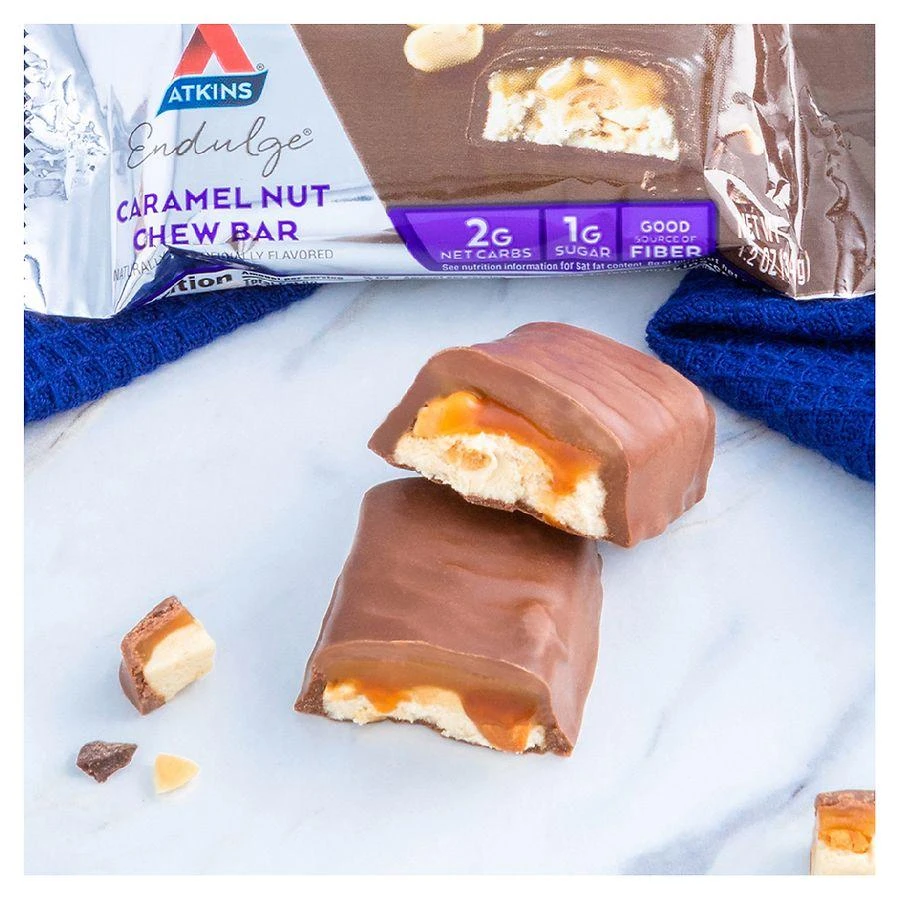 Atkins Snack Bars Caramel Nut Chew 3