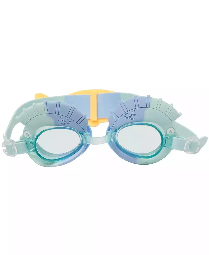 Sunnylife Swim Goggles: Finn the Fish - Aqua Blue 1