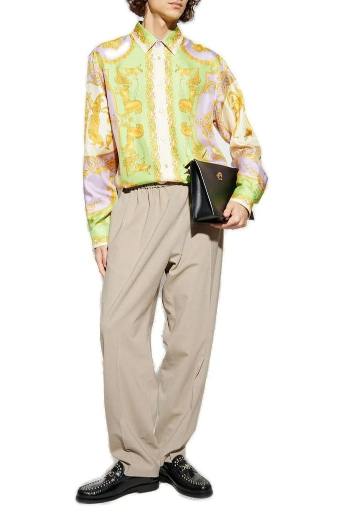 Versace Versace Pattern-Printed Long-Sleeved Shirt 3