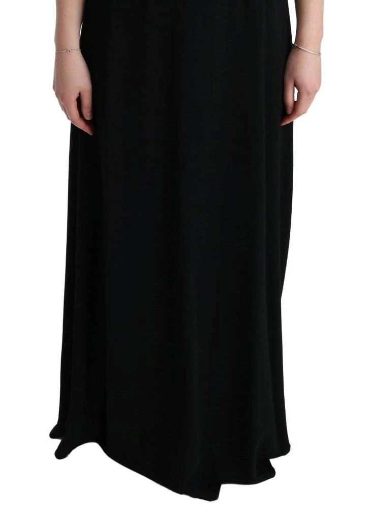 Dolce & Gabbana Dolce & Gabbana  Black Stretch Shift Long Maxi Dress 7