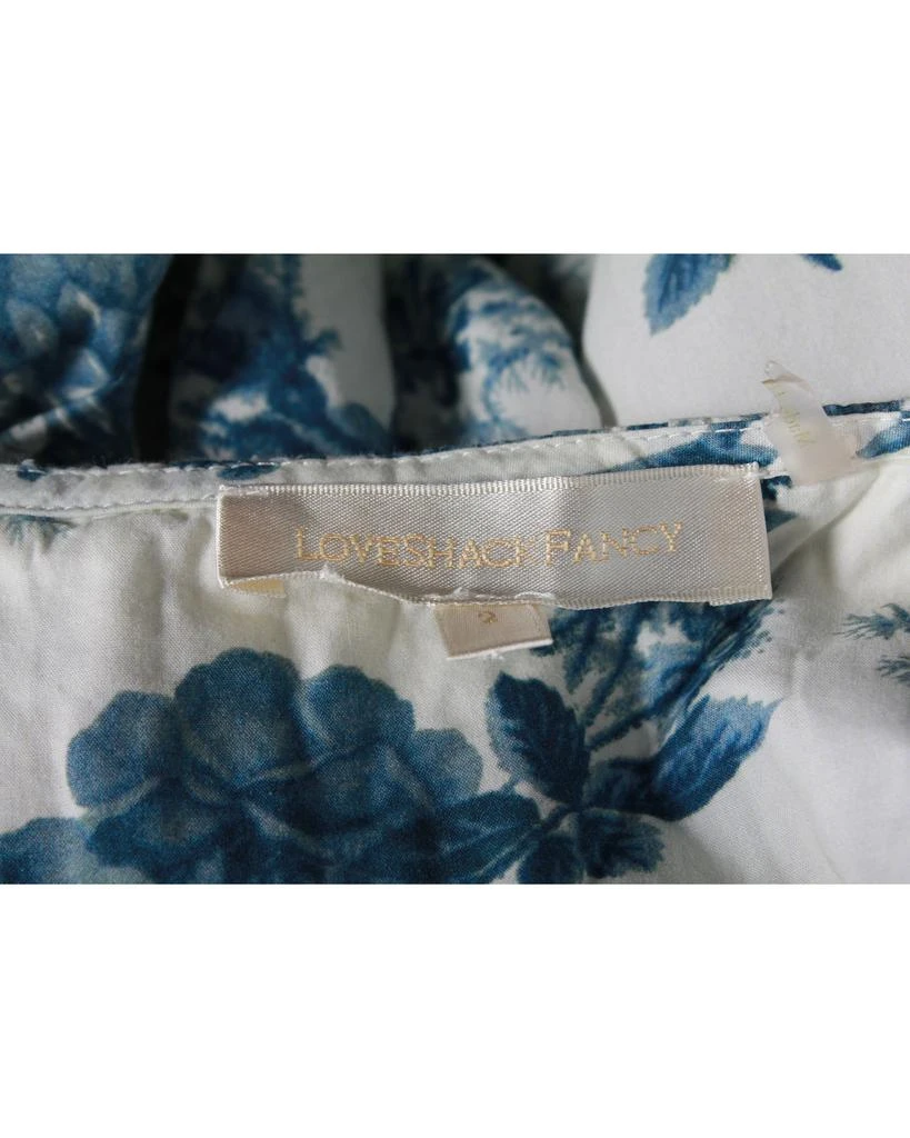 LOVESHACKFANCY LOVESHACKFANCY Majory Midi Frock Dress in Floral Print Cotton 5