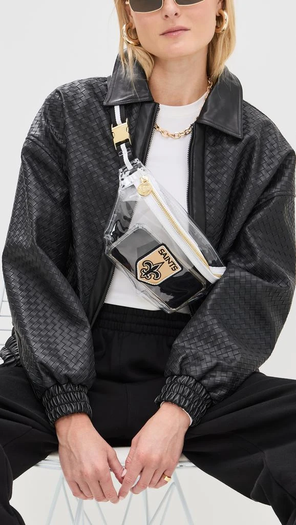 Stoney Clover Lane New Orleans Saints Clear Fanny Pack 2