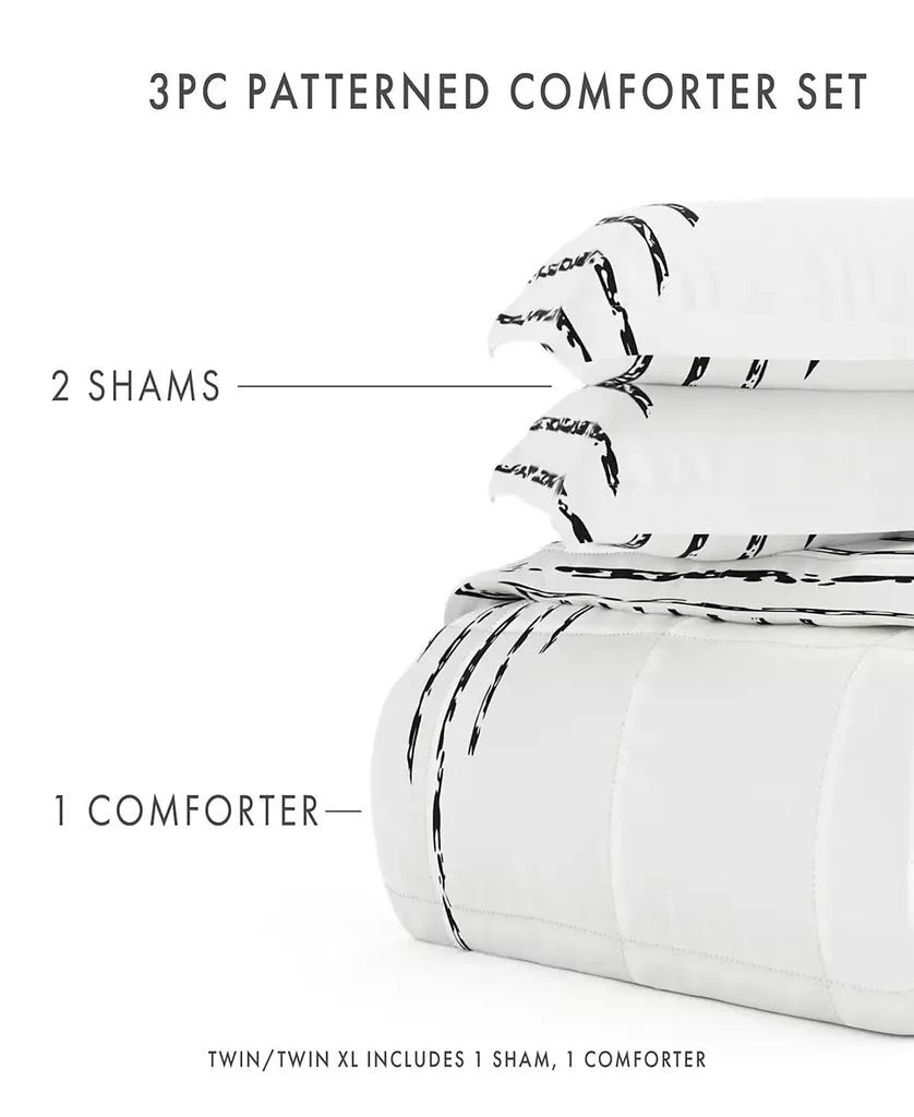 IENJOY HOME Ultra Soft Diamond Stripe 3-Pc. Comforter Set 6