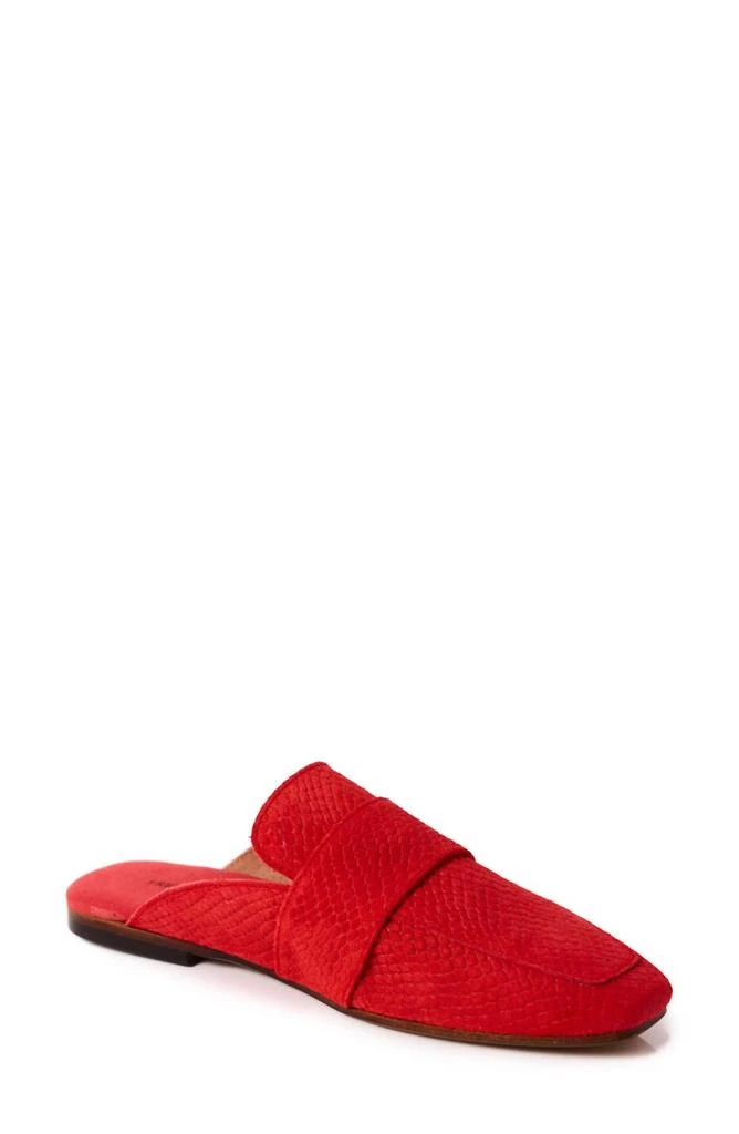 Free People Women
s At Ease Embossed Loafer In Salsa Suede