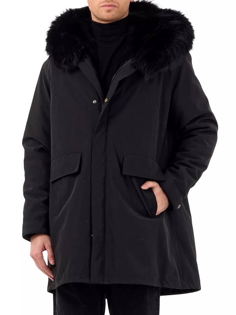 Gorski Parka With Shearling Lamb Hood Trim