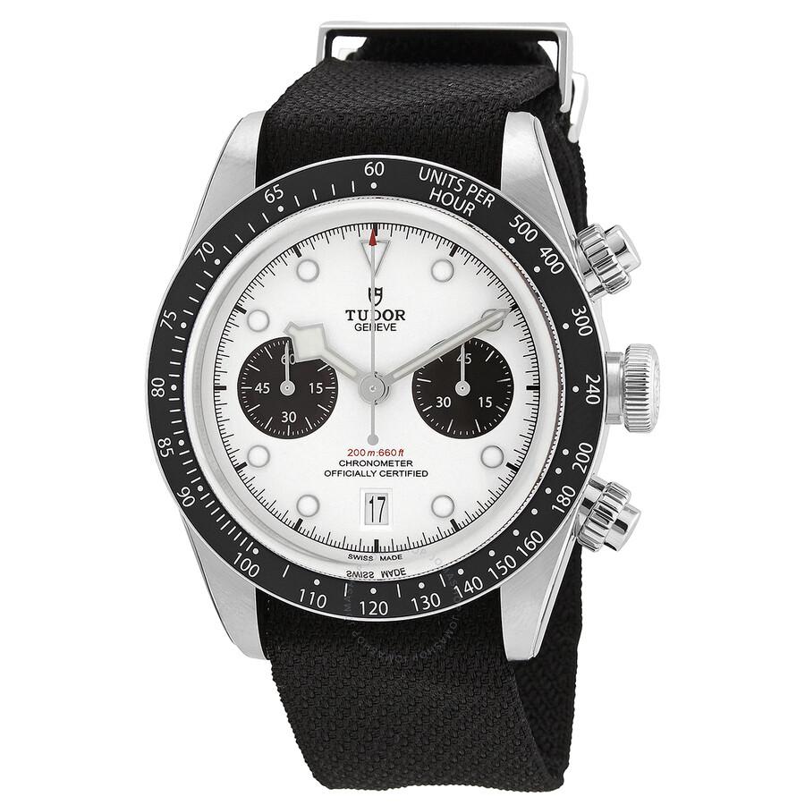 Tudor Black Bay Chrono Chronograph Automatic Chronometer White Dial Men's Watch M79360N-0008