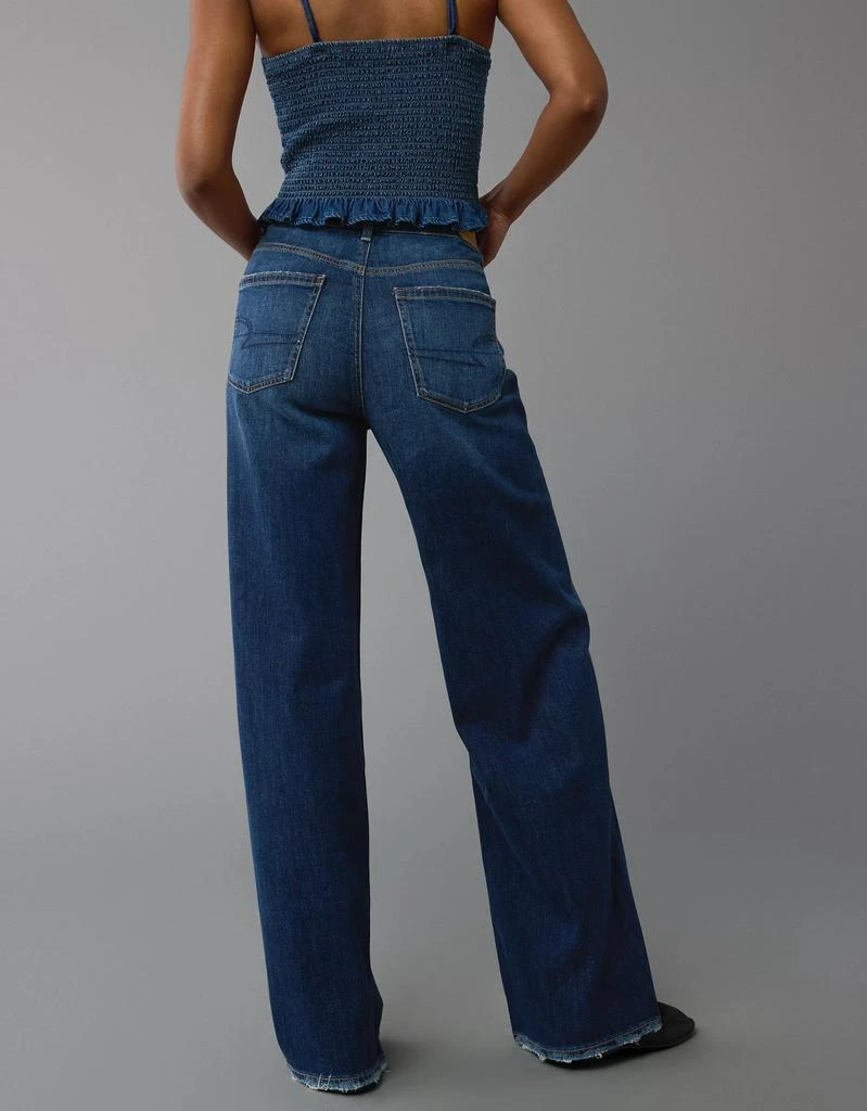 AE AE Dreamy Drape Stretch Super High-Waisted Baggy Wide-Leg Jean 2