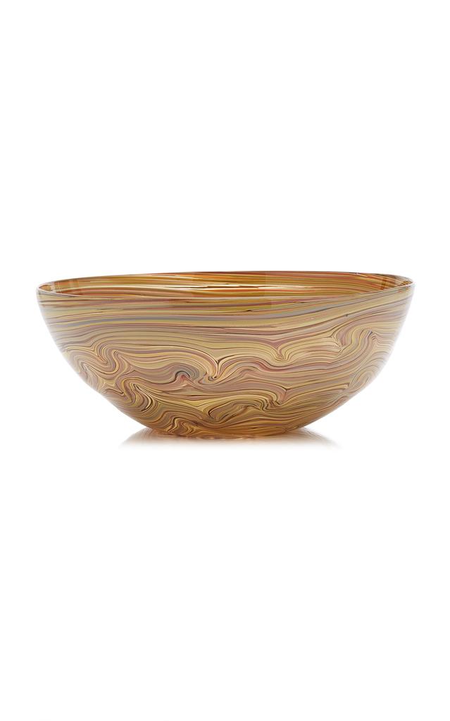 MoDA Moda Domus - Calcedonio Glass Salad Bowl - Neutral - Moda Operandi