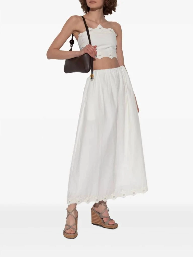 Posse Antoinette Skirt In Vintage White 2