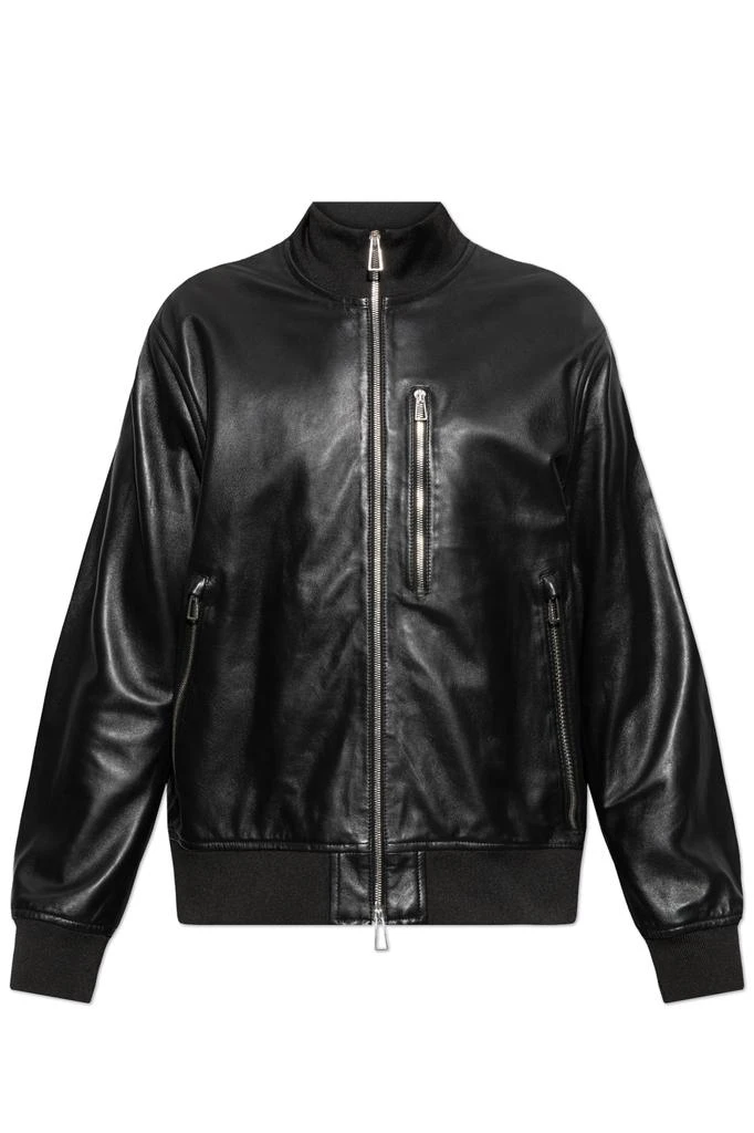 Paul Smith Leather 'bomber' jacket 1
