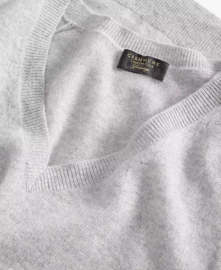 Charter Club 100% Cashmere Women's V-Neck Long-Sleeve Sweater, Created for Macy's 4