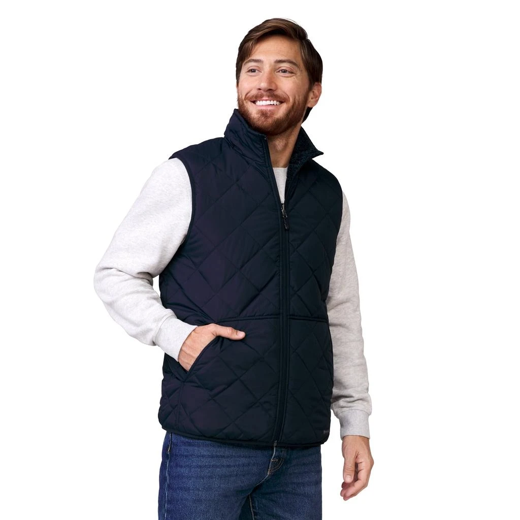 Free Country Men's Atlas Quilted Reversible Sherpa Vest 8