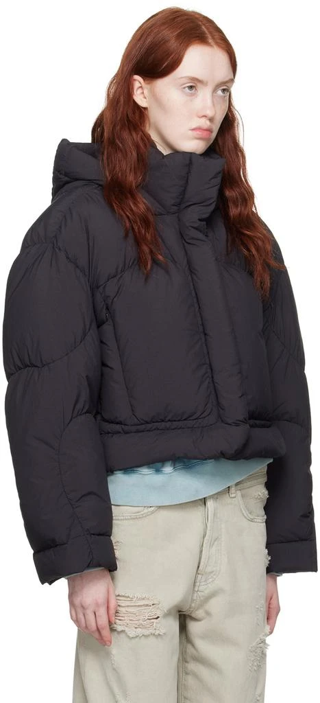 Acne Studios Black Hooded Down Jacket 2