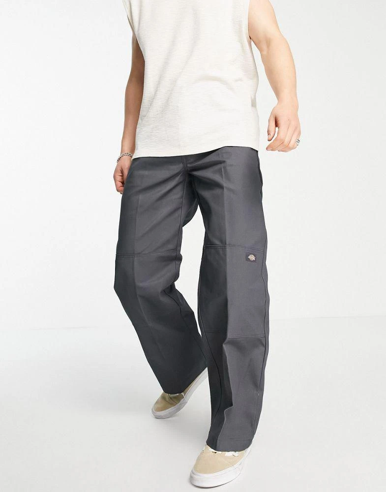 DICKIES Dickies slim fit trousers in charcoal grey 1