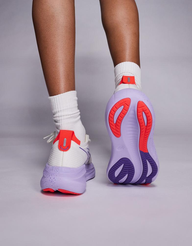 Asics Asics Gel-Nimbus 27 Tokyo running trainers in off white and