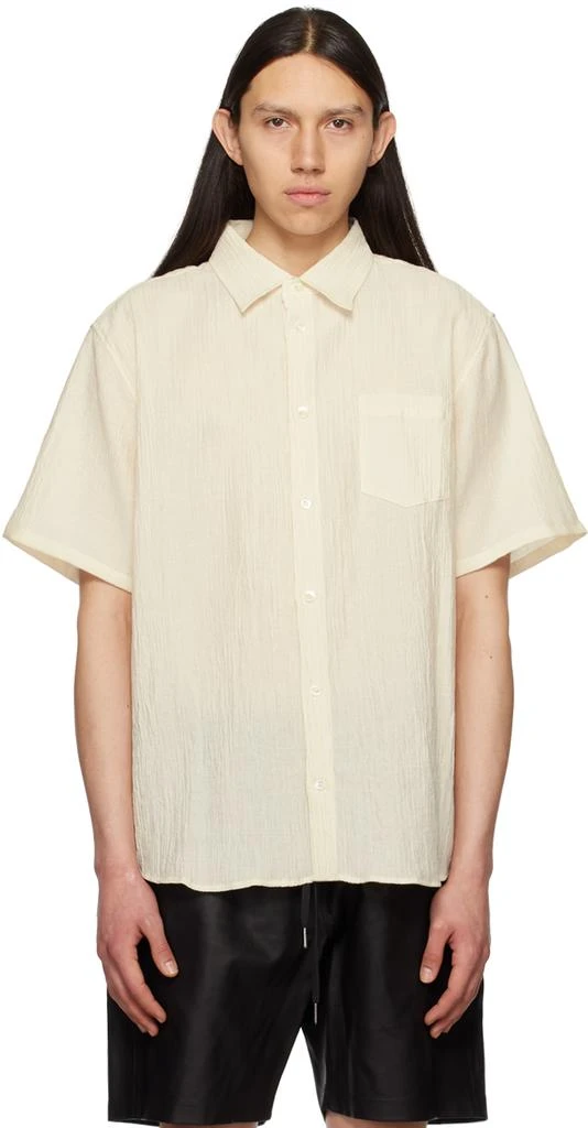 John Elliott Off-White Cloak Shirt 1