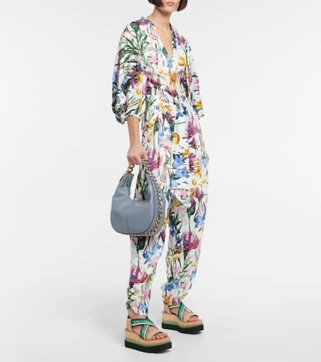 Stella McCartney V-neck floral jumpsuit 2