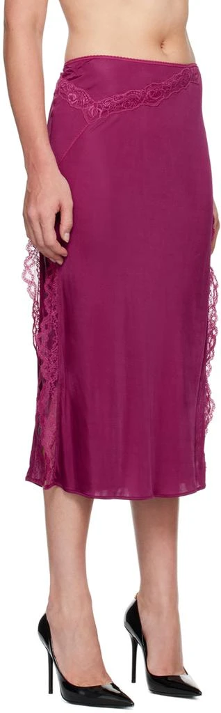 VAILLANT Pink Cigarette Midi Skirt 2