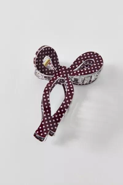 Urban Outfitters Resin Draped Bow Claw Clip 2