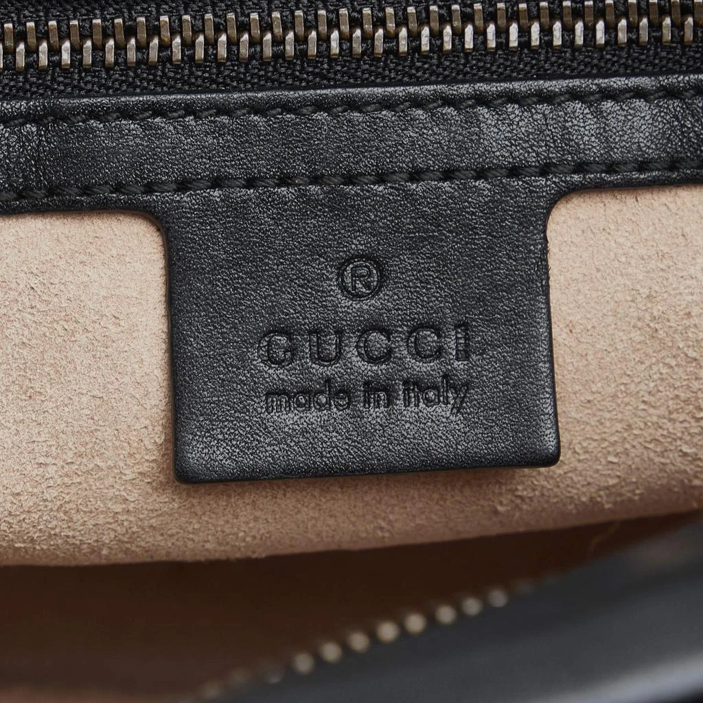 Gucci Gucci Black Leather Ghost GG Marmont Bag 7