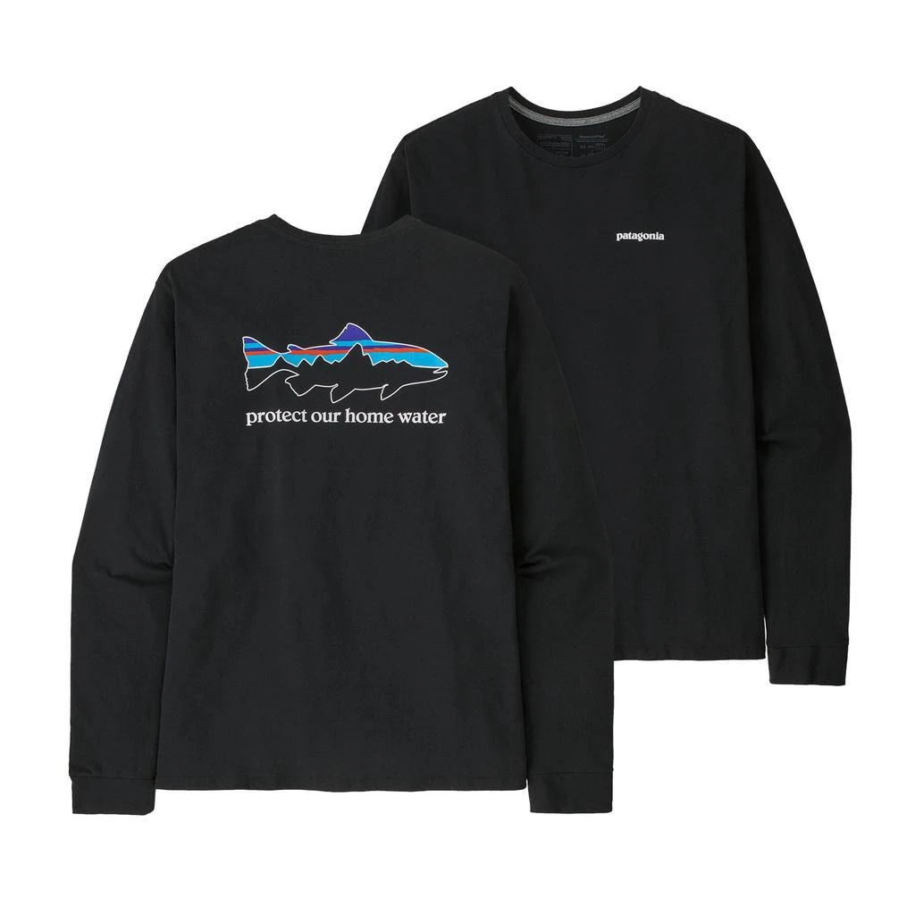 Patagonia Patagonia Long-Sleeved Home Water Trout Responsibili-Tee Shirt - Men's 4