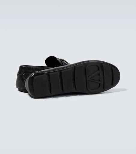 Valentino VLogo Signature leather driving shoes 7