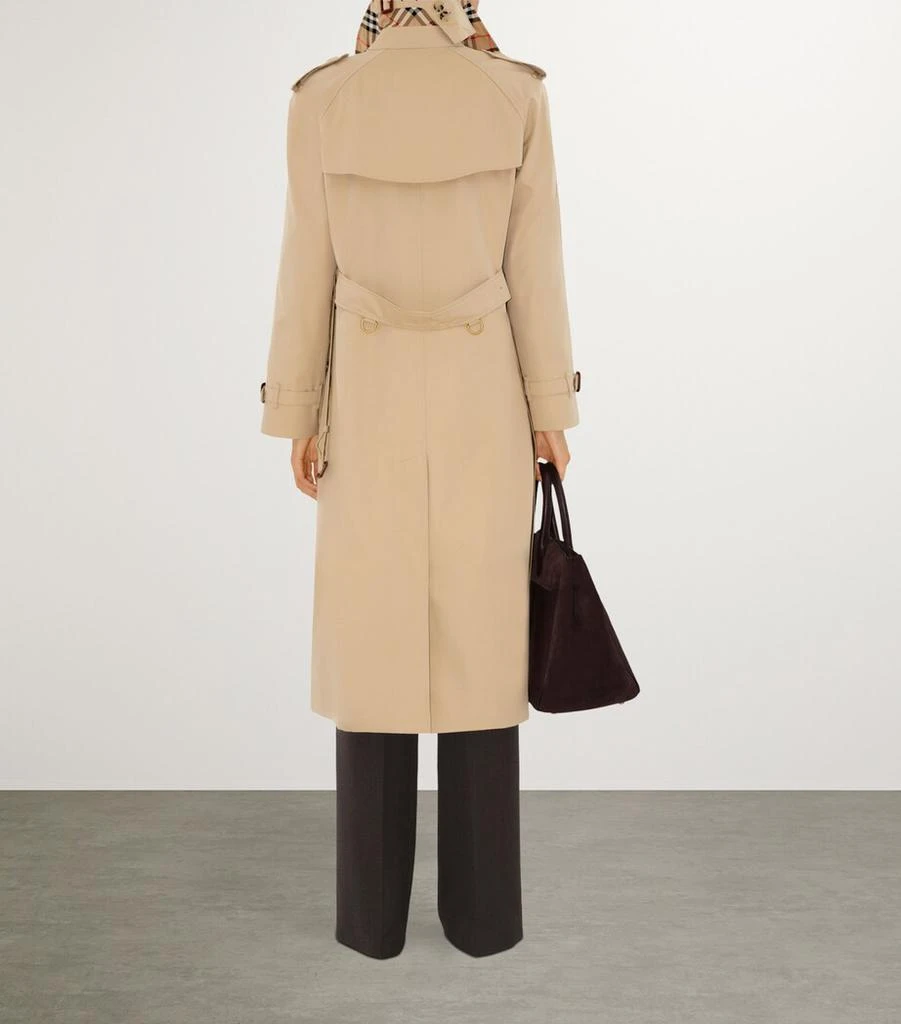 Burberry Gabardine Waterloo Long Trench Coat 2
