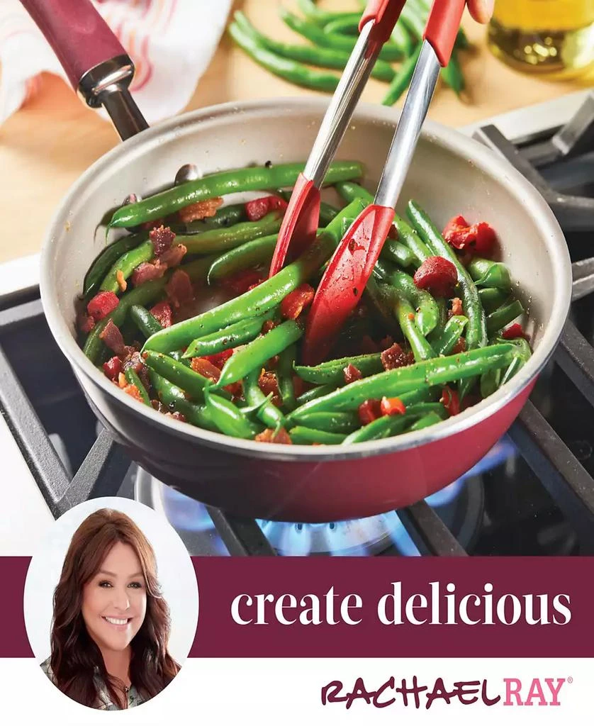 Rachael Ray Create Delicious Aluminum Nonstick Cookware Set, 13 Piece 9