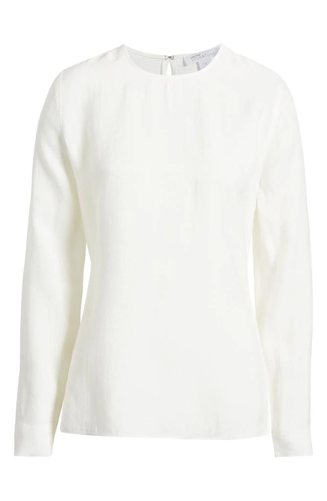 Nordstrom Long Sleeve Tie Waist Top 5