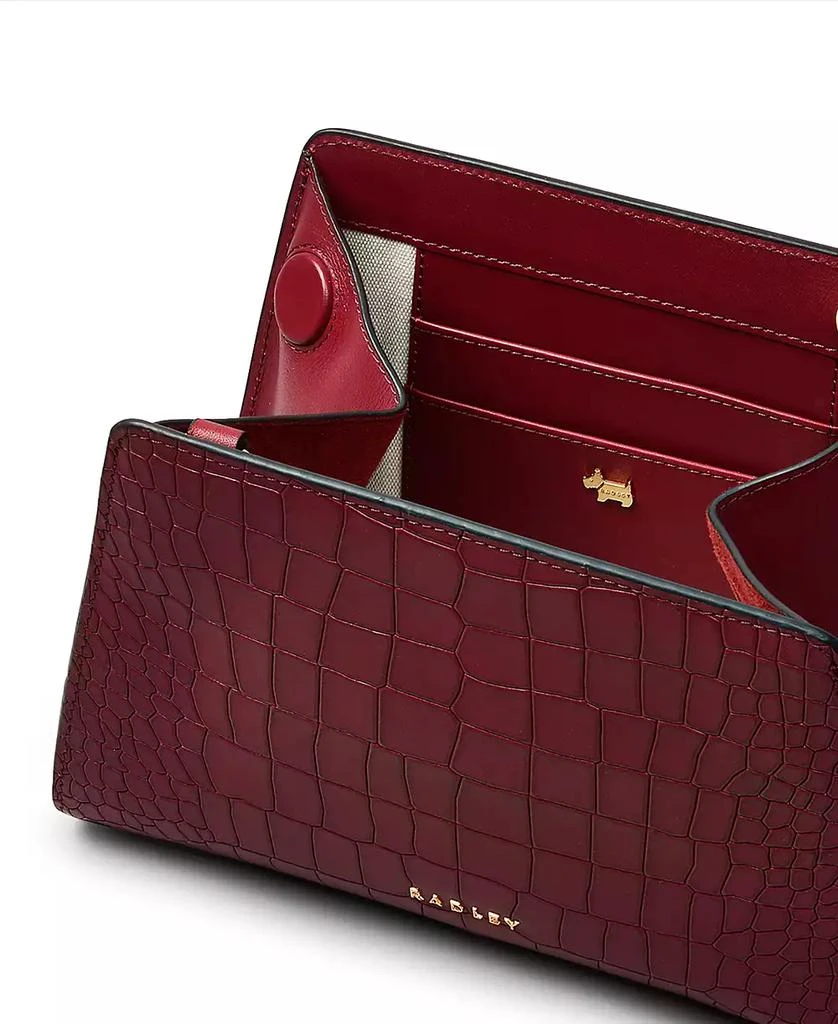 Radley Glasshouse - Faux Croc Small Open Top Crossbody Bag 3