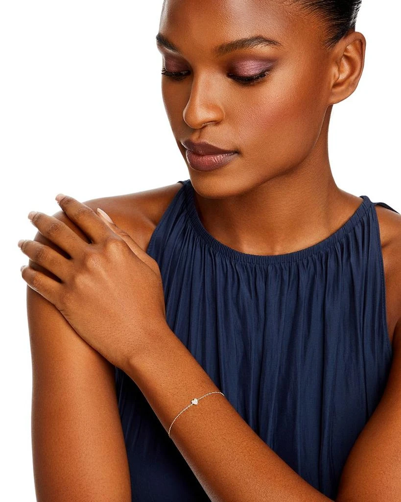 Moon
Meadow 14K Yellow Gold Diamond Heart Bracelet - Exclusive 2